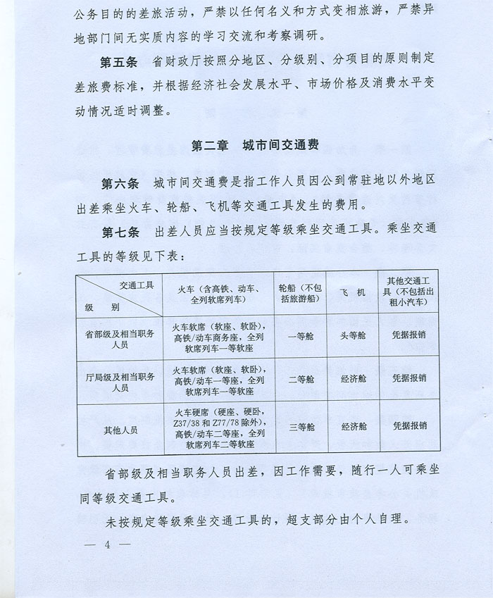 湖北省省級(jí)黨政機(jī)關(guān)差旅費(fèi)管理辦法